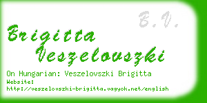 brigitta veszelovszki business card